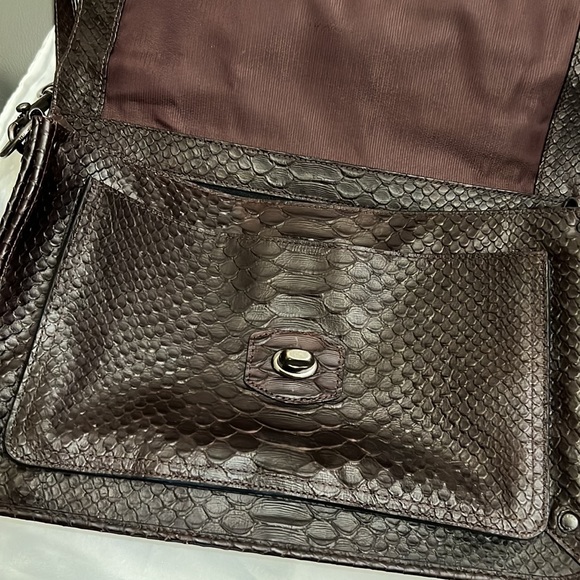 Coach wine python bag - Picture 4 of 8